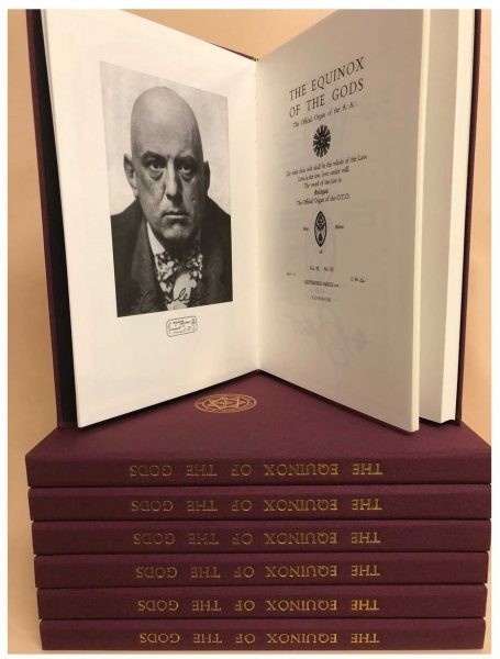 Aleister Crowley Thelema books Equinox, Pyramidos, Abrahadabra rare occult