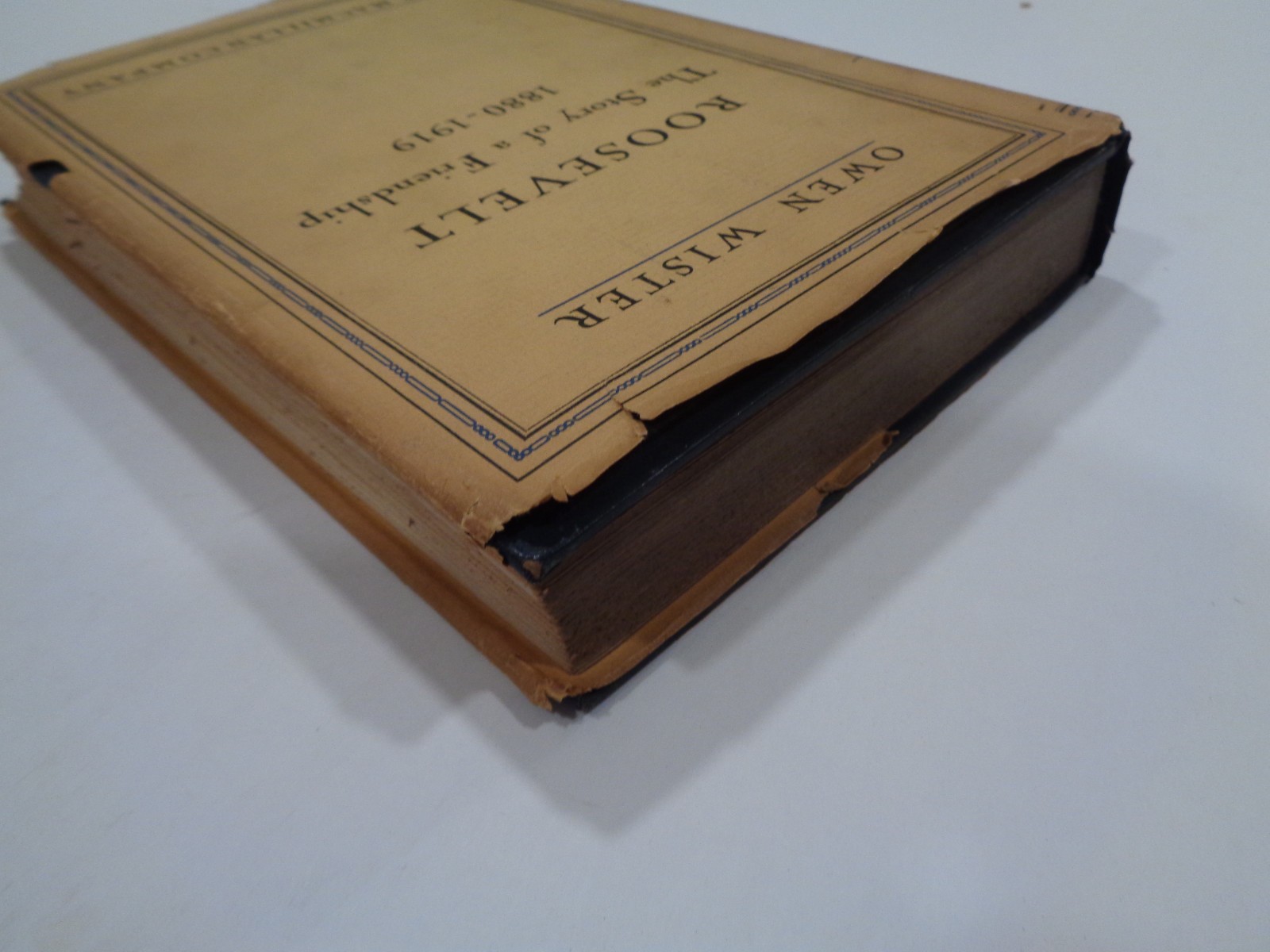 Roosevelt: The Story of a Friendship 1880-1919 by Owen Wister 1st Edition HBDJ