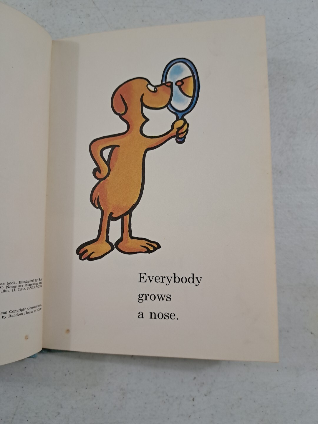 RARE Vintage 1970 Library Edition-THE NOSE BOOK-Al Perkins-Roy McKie