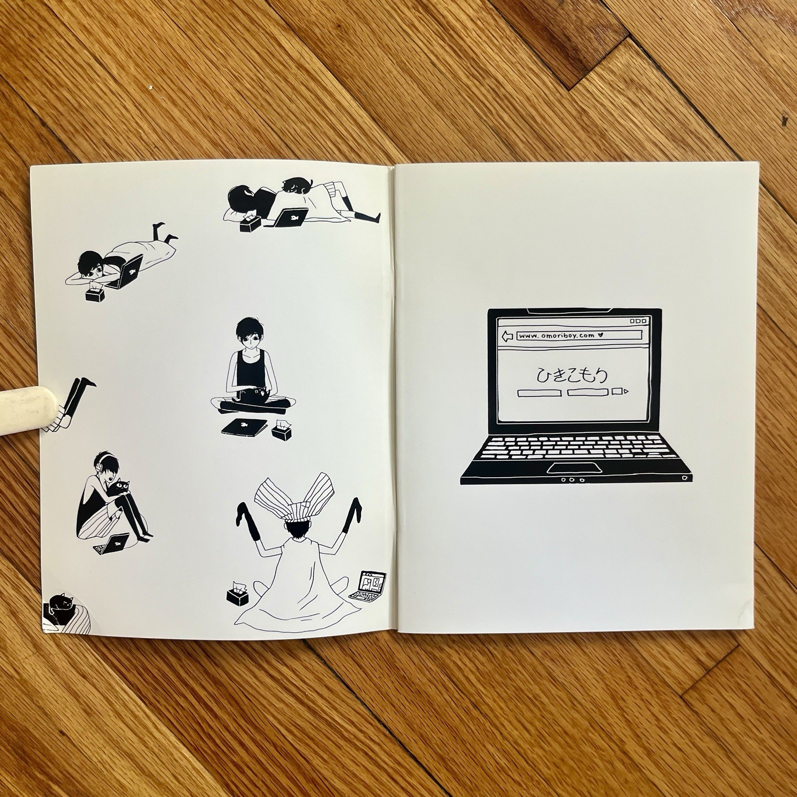 Omori’s Story by OMOCAT 2012 Comic Book Art Zine Video Game Character Appearance
