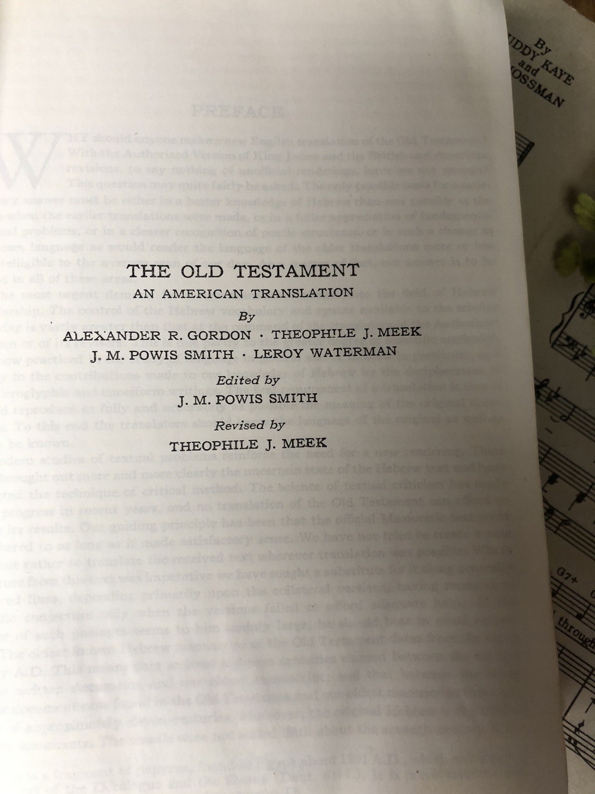 Vintage 40s Era Bible American Translation by Smith & Goodspeed 1935/1947 12th