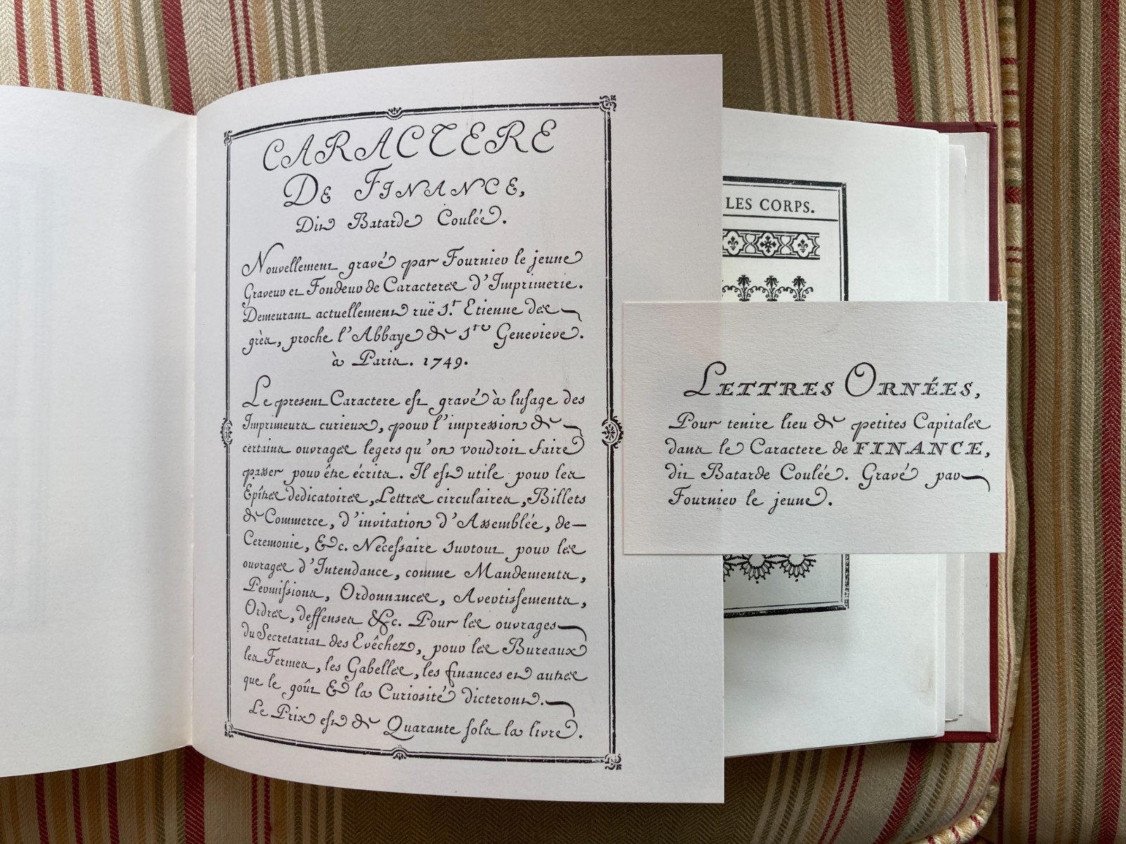 Fournier Modeles des Caracteres 1965 Eugrammia Typography Zaehnsdorf