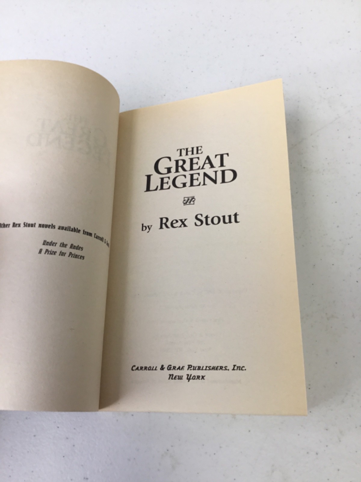Rex Stout Lot of 6 PB