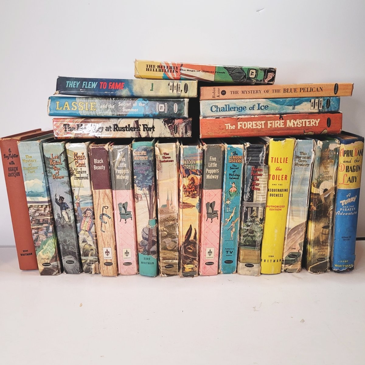 Vintage Hardcover Whitman Publishing Company books – lot of 23, from 1942 – 1966
