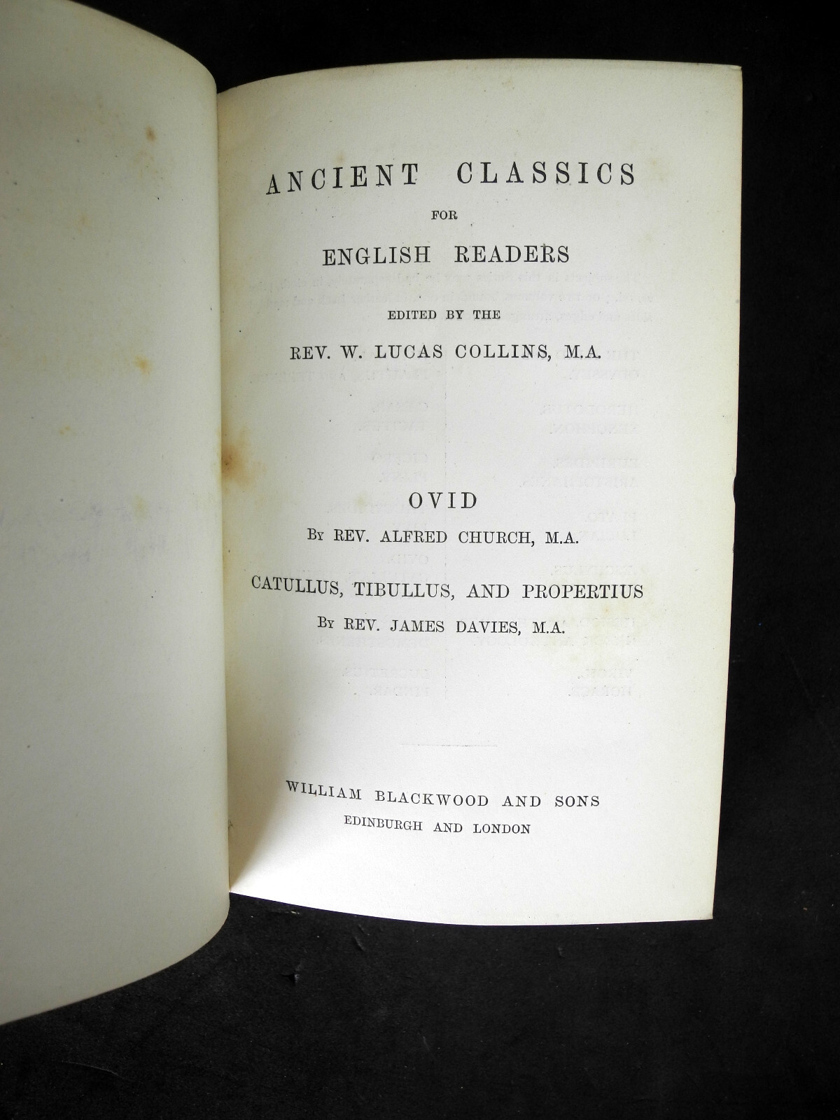 Ancient Classics for English Readers – Blackwood 1876 – 1880 – 28 Titles in 14