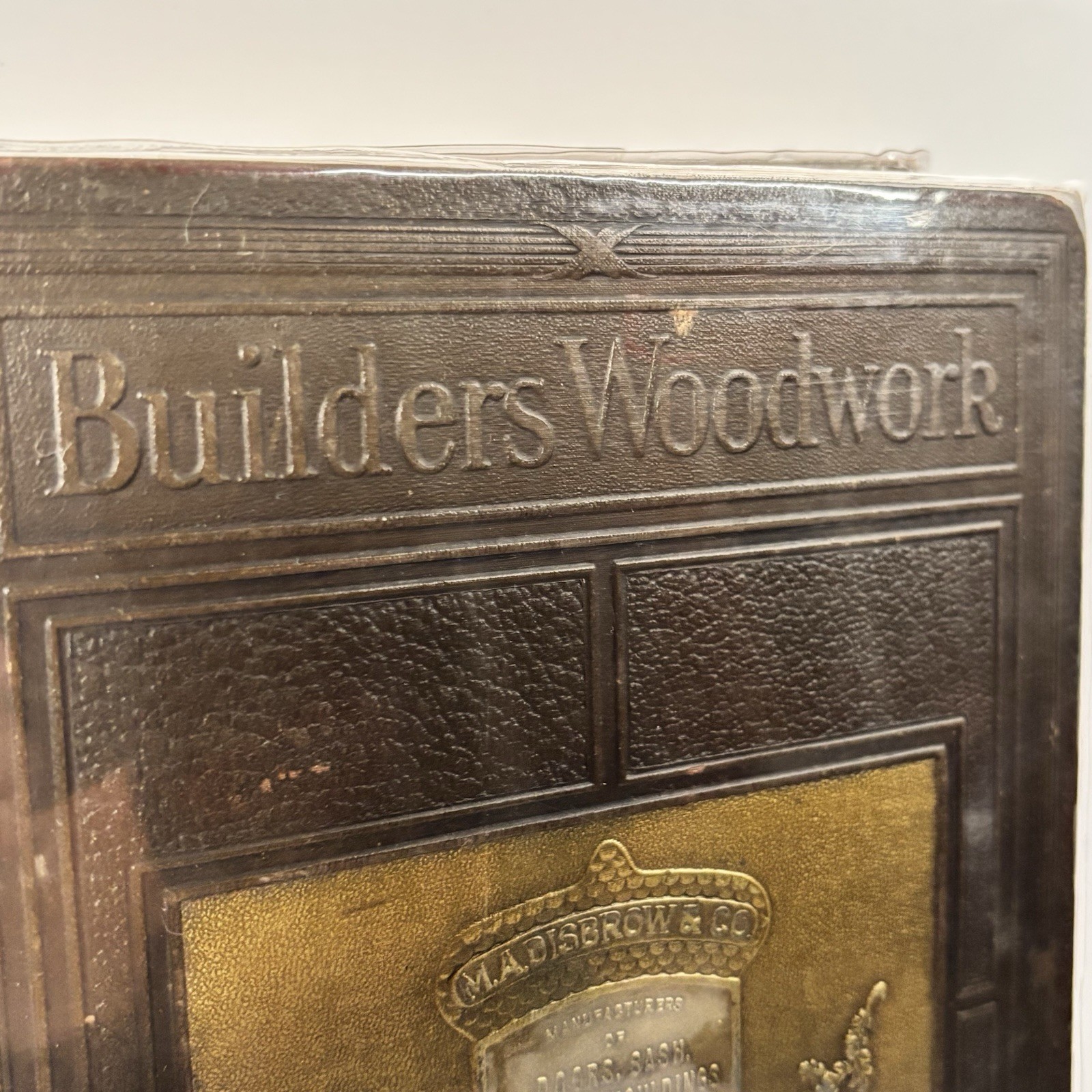 1927 Vintage Universal Design Book No. 25 Builders Woodwork M.A. Disbrow Catalog