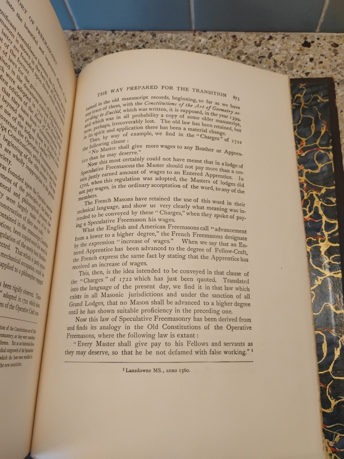 History of Freemasonry, Vol. 3 Only Copyright 1906 Free Shipping