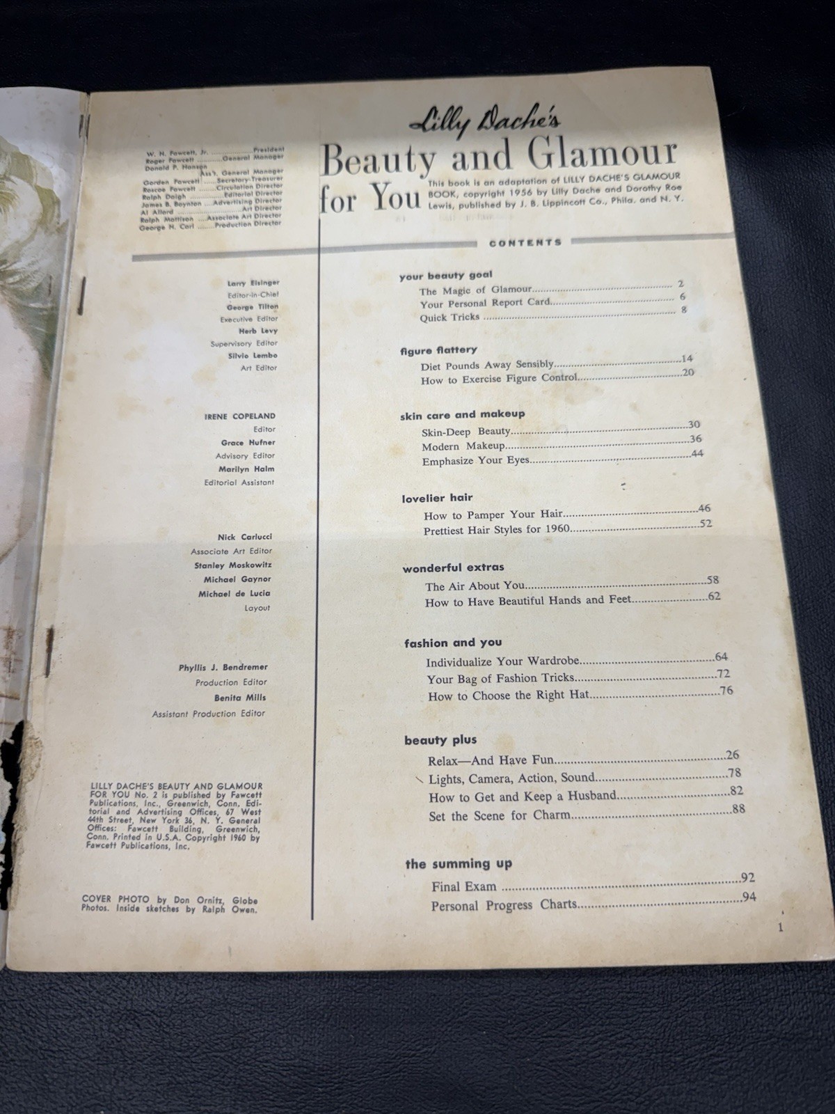 Vintage Lily Dache’s Beauty And Glamour For You Magazine 1960 Fashion Beauty Ads