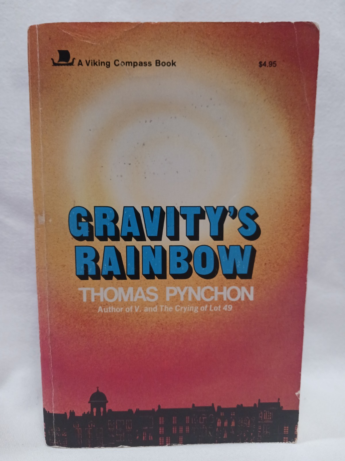 Thomas Pynchon Gravity’s Rainbow 1973 Trade Paperback TPB 4th Print $4.95 Cover