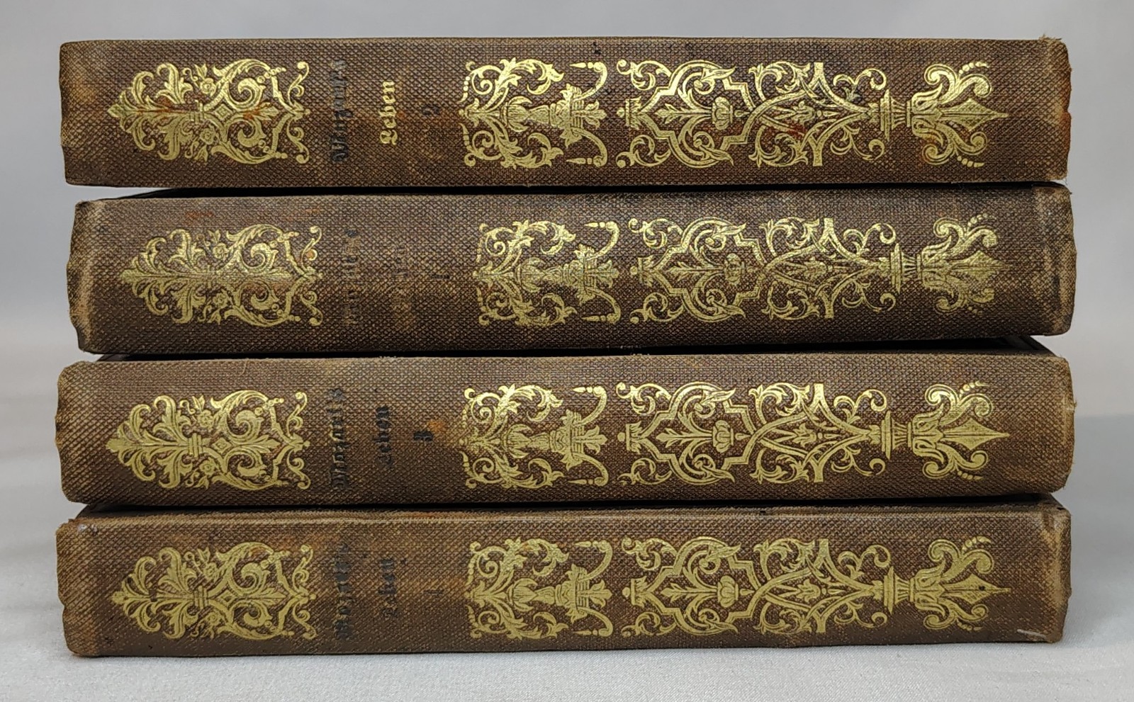 Mozart’s Life and Works Antique 1859 Volumes 1 – 4 By A. Alibischeff GERMAN TEXT