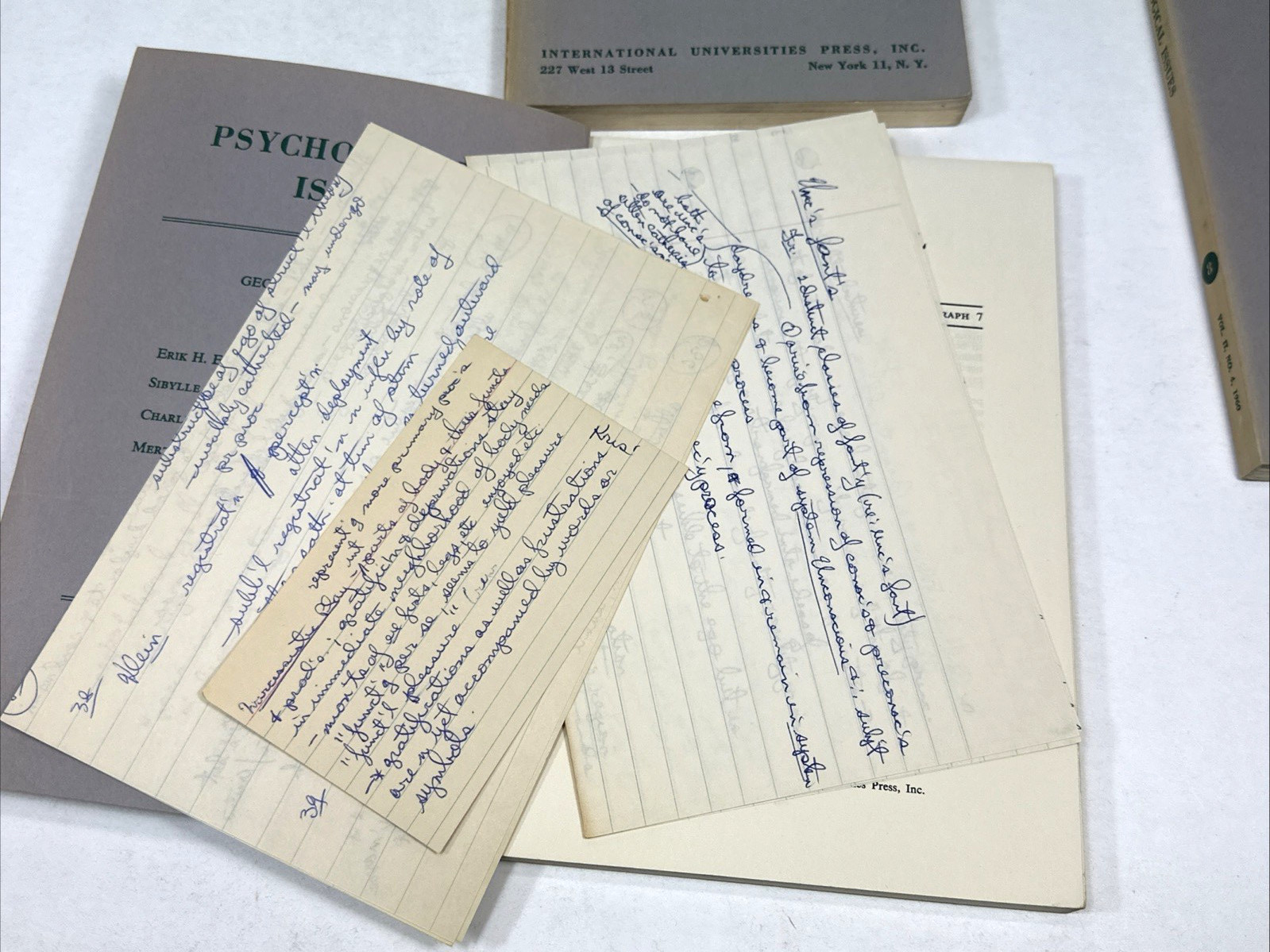 Psychological Issues Monograph Vtg Lot of 14 Issues Psychoanalytic Psychology