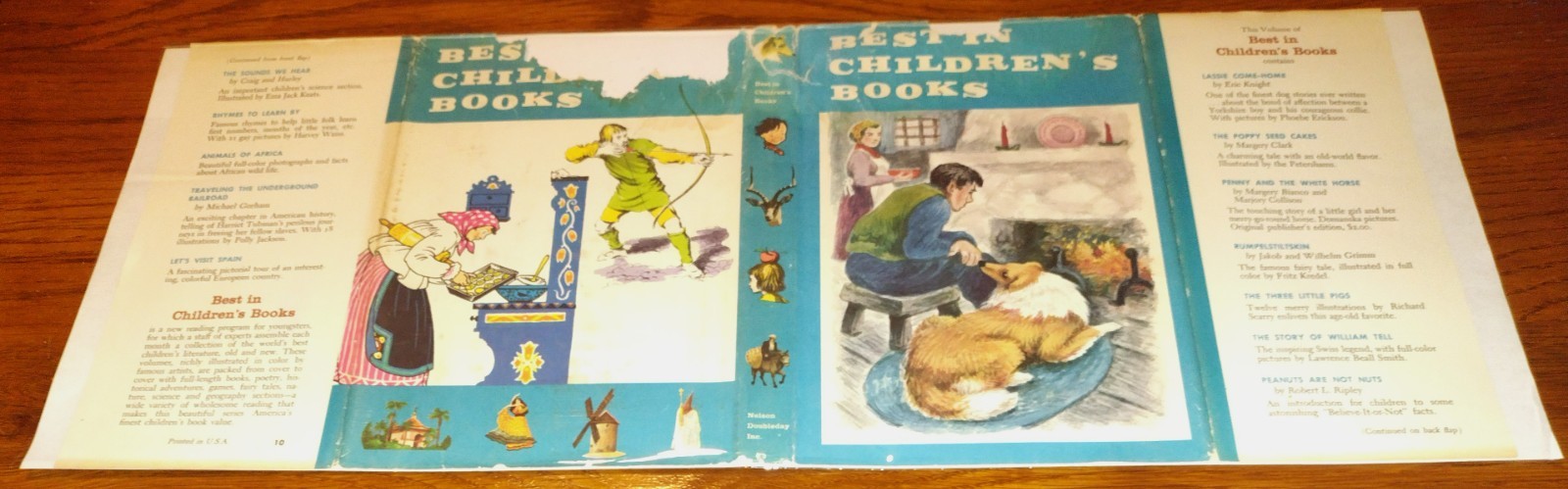 Set of 8 “Best In Children’s Books” 1957/1958/1959 HC Doubleday Juvenile Fiction