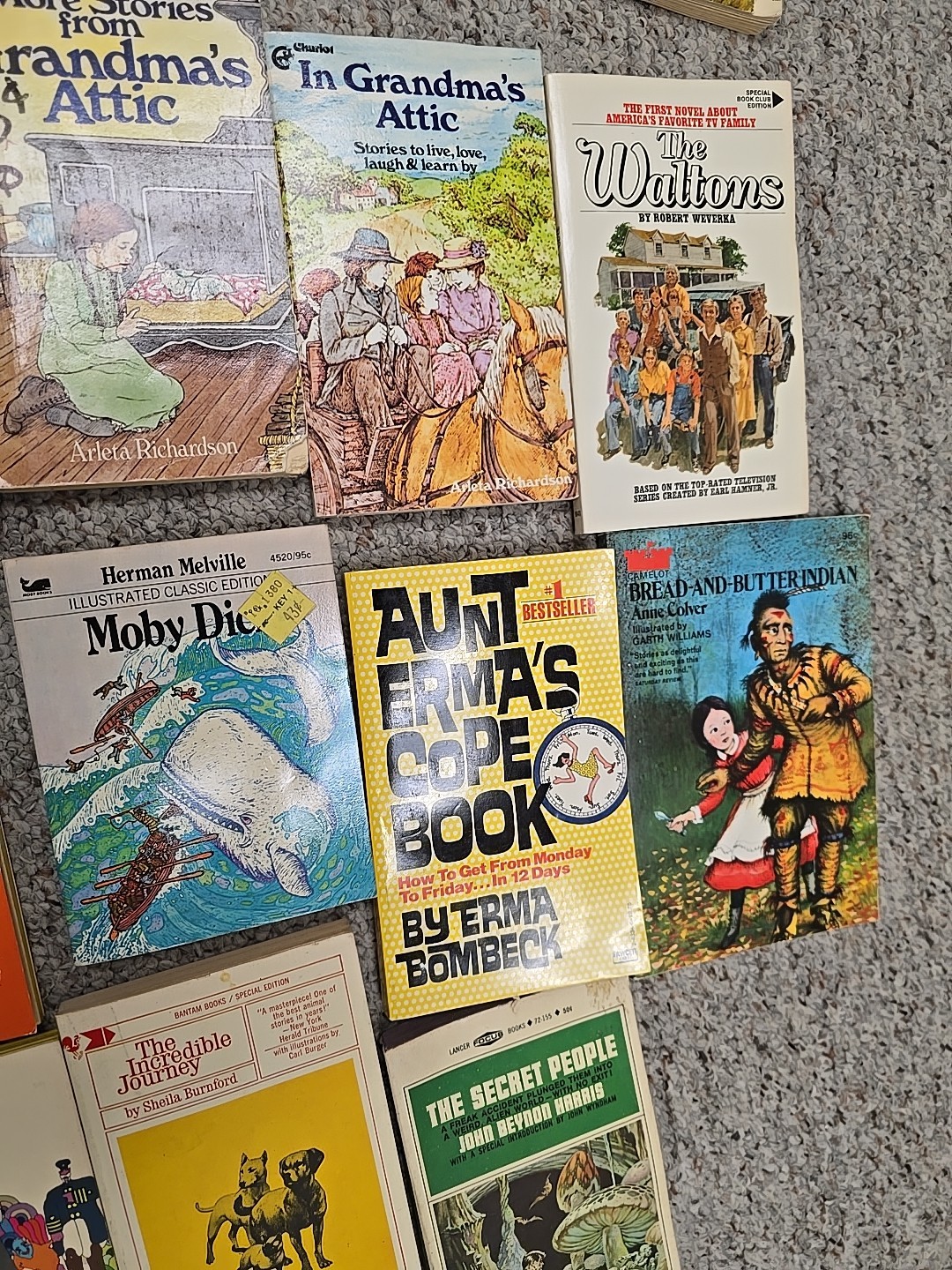 Lot of 11 Vintage Mixed Authors Fiction Adventure Paperback Novel Story Books
