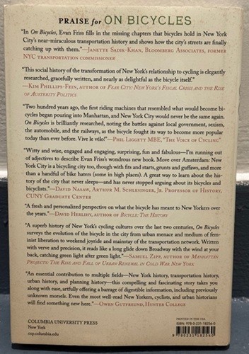 On Bicycles: A 200-Year History of Cycling in New York City – LIKE NEW