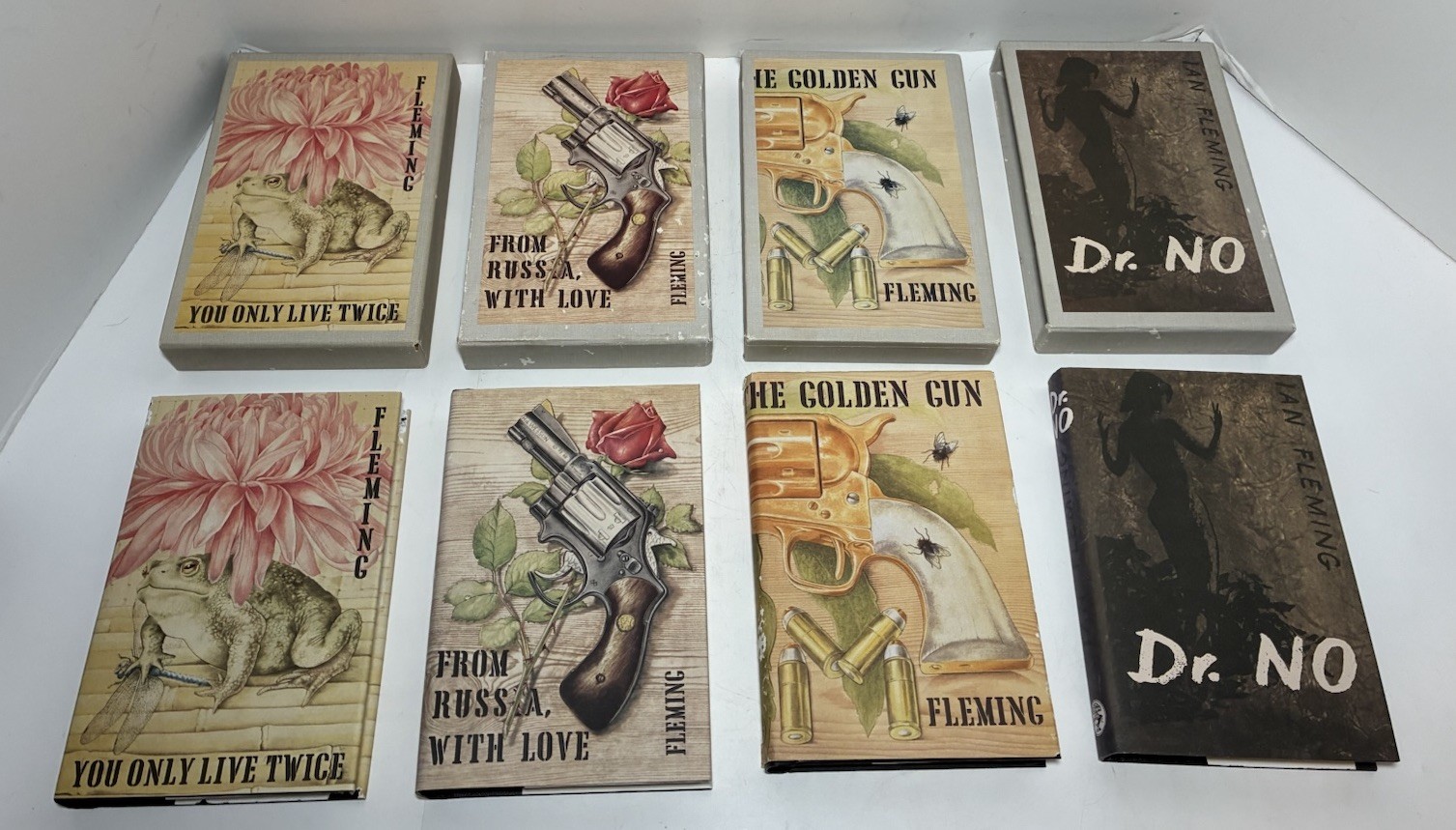 COMPLETE FACSIMILE SET OF IAN FLEMING’S 14 JAMES BOND NOVELS
