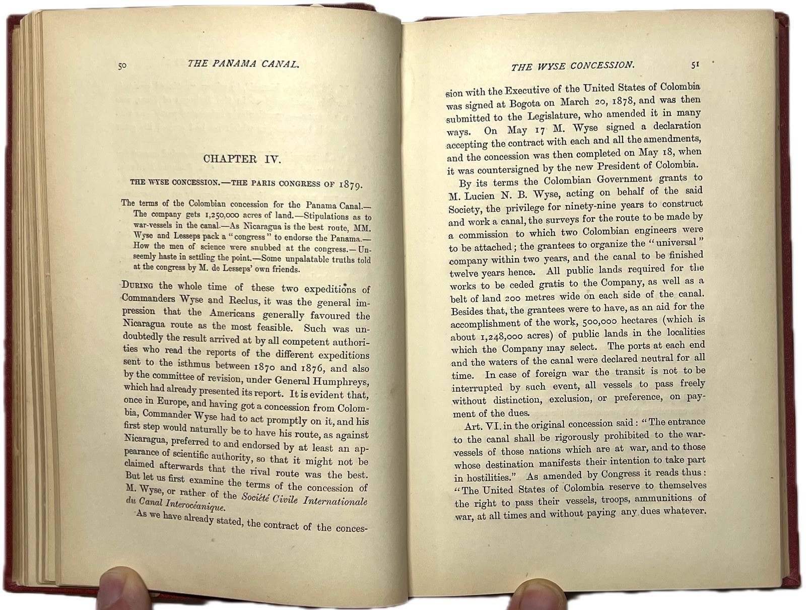1885 PANAMA CANAL HISTORY POLITICS FINANCE RODRIGUES STUDY MONOGRAPH 1ST ED RARE