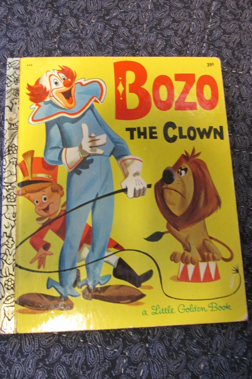 lot of 5 Vintage Golden Books Bozo, Jungle Book, Bambi, Howdy Doody & Fire Eng.
