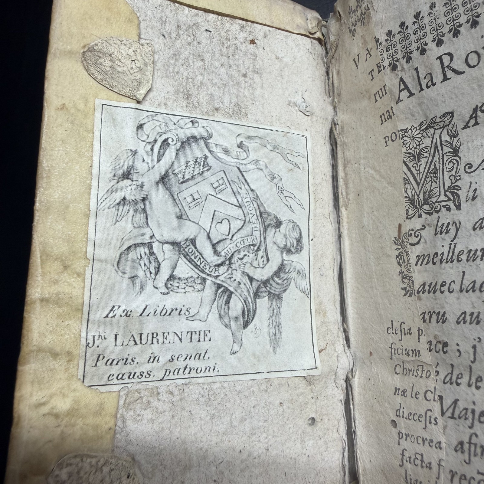✝️ 1625 Coeffeteau Magdeleine Penitence French Devotional Vellum Ex-Libris
