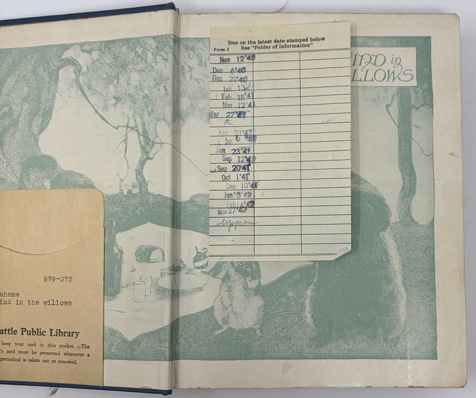 Wind In The Willows by Kenneth Grahame 1937 Barnhart Illustrations Book Vintage