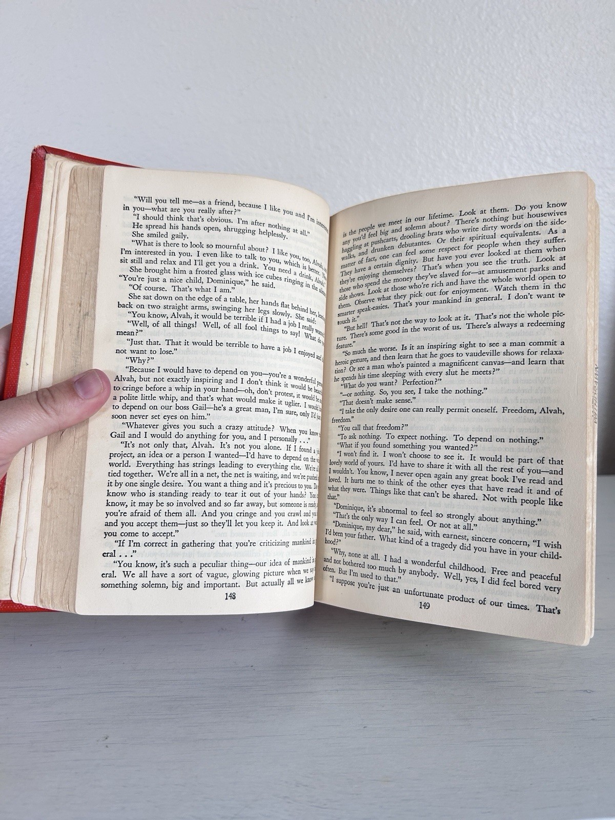 Vintage 1943 Edition of “The Fountainhead” by Ayn Rand