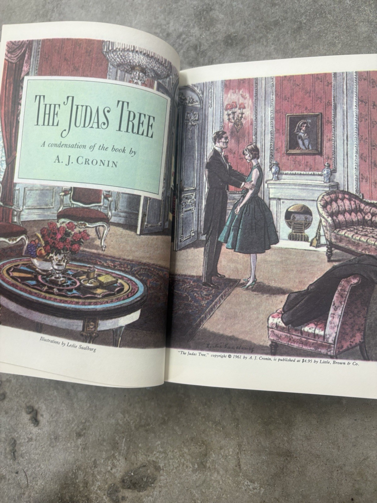 Reader’s Digest Condensed Books Vol Four 1961 1st Ed Illustrated Hardcover