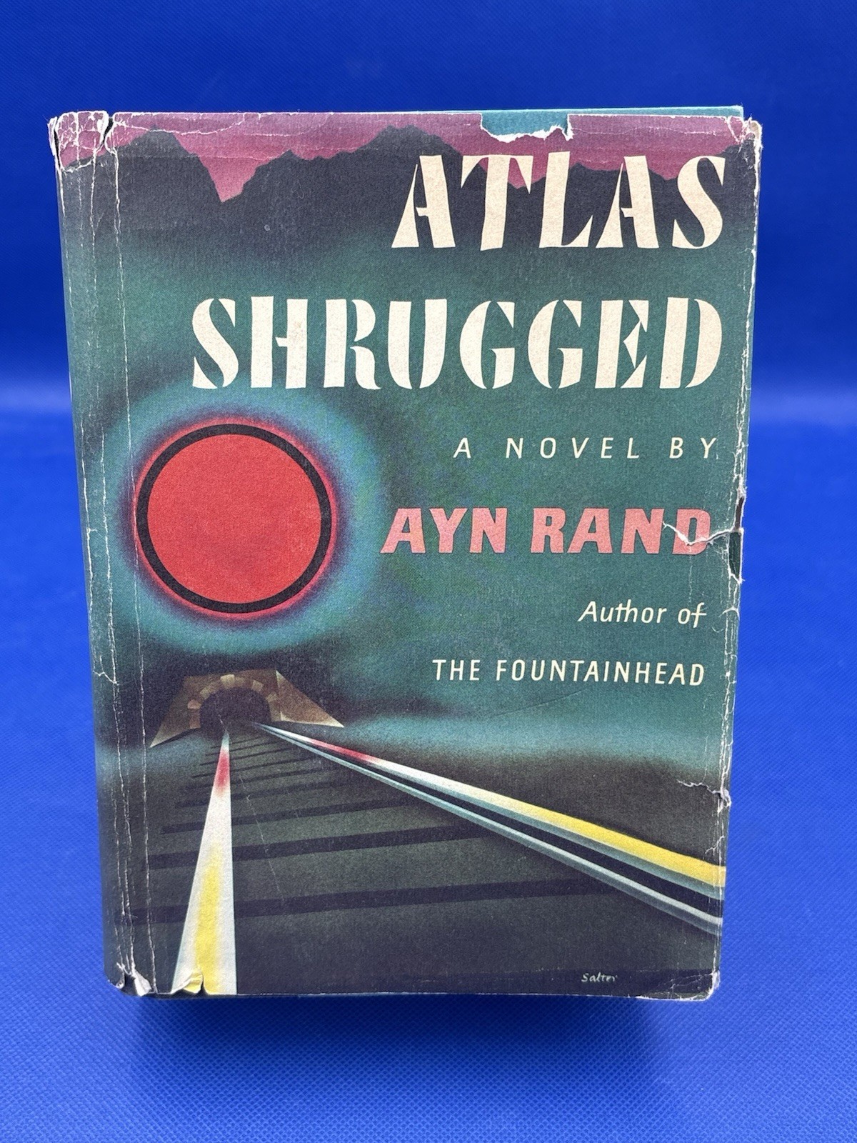 Atlas Shrugged by Ayn Rand (1957) 1st Edition 22nd Printing Random House HC DJ