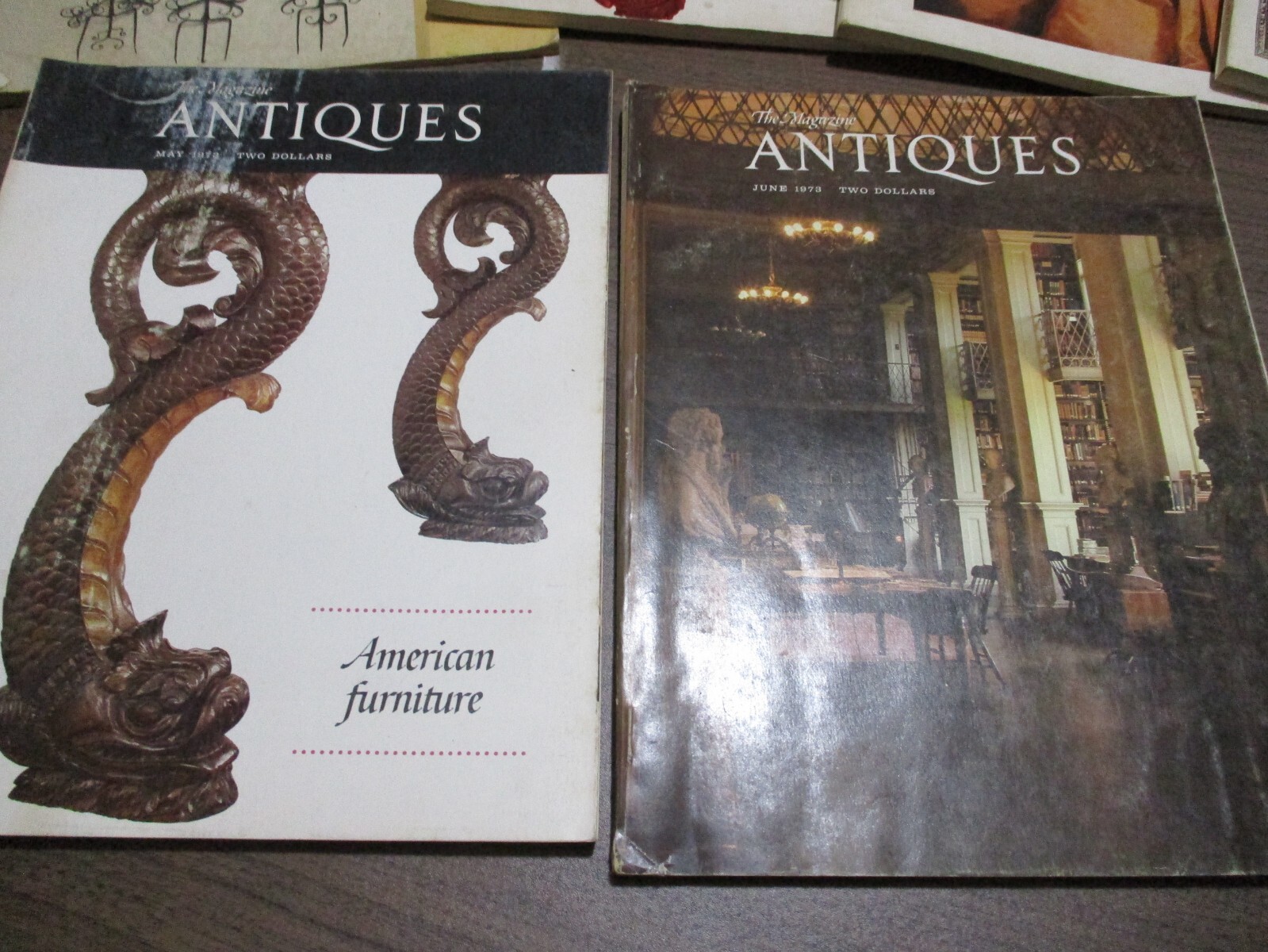 Antiques Magazine Lot 11 Issues 1956 1968 1972 1973 1974, GREAT VINTAGE LOT
