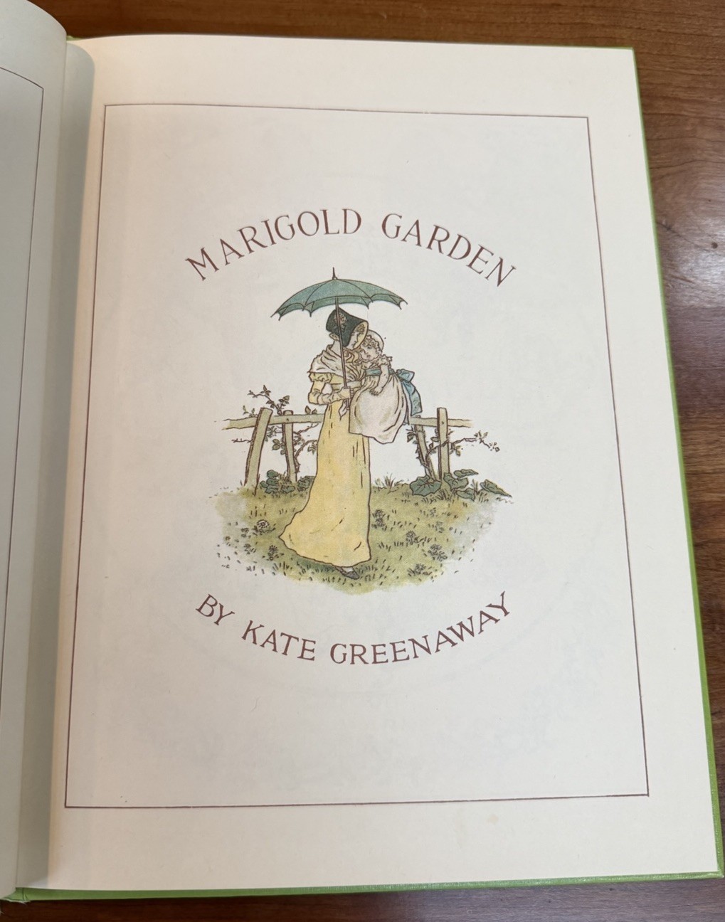 MARIGOLD GARDEN Pictures & Rhymes by Kate Greenaway VINTAGE Frederick Warne & Co