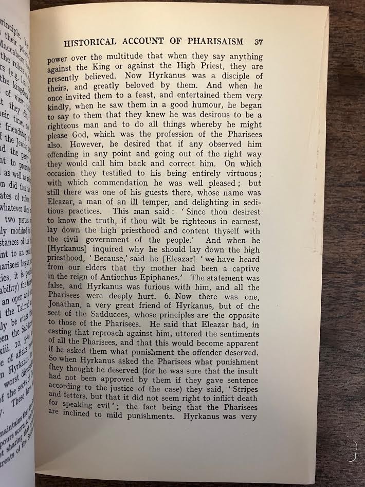 Collection on the Pharisees | Neusner, Finkelstein, Herford, Leo Baeck – Judaica