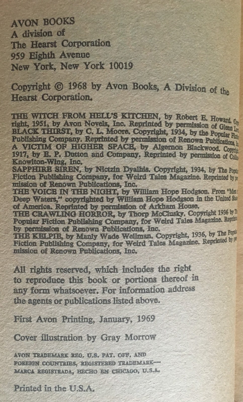 The Avon Fantasy Reader – Vintage 1969 Paperback Anthology of Fantasy Fiction