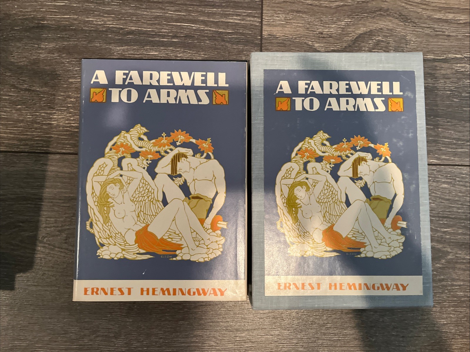 A FAREWELL TO ARMS Ernest Hemingway First Edition Library With Slipcase