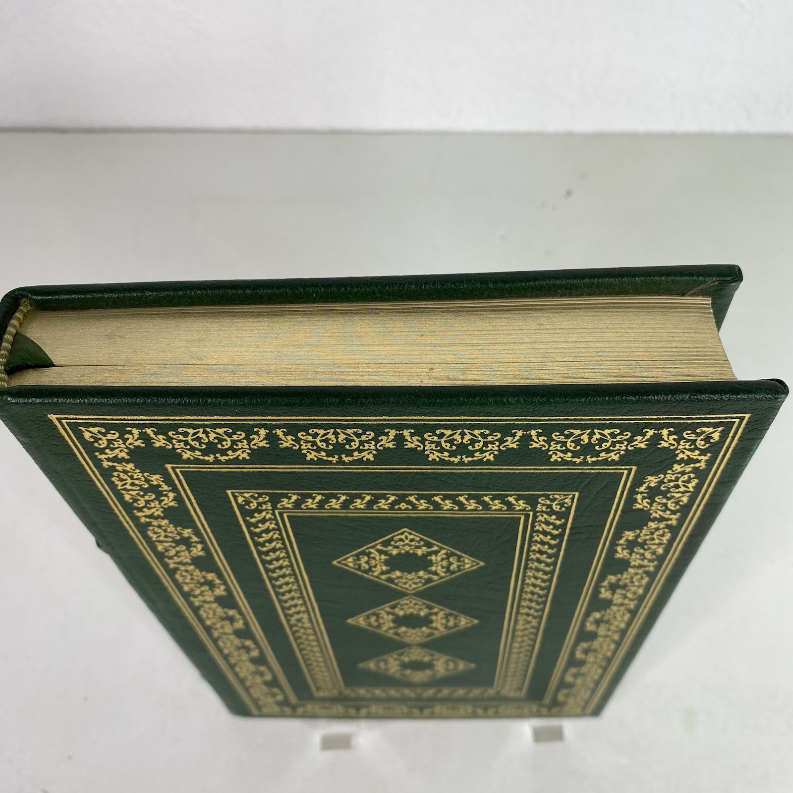 The Finishing School Gail Godwin Signed Book Franklin Library 1984 Gilded Edges