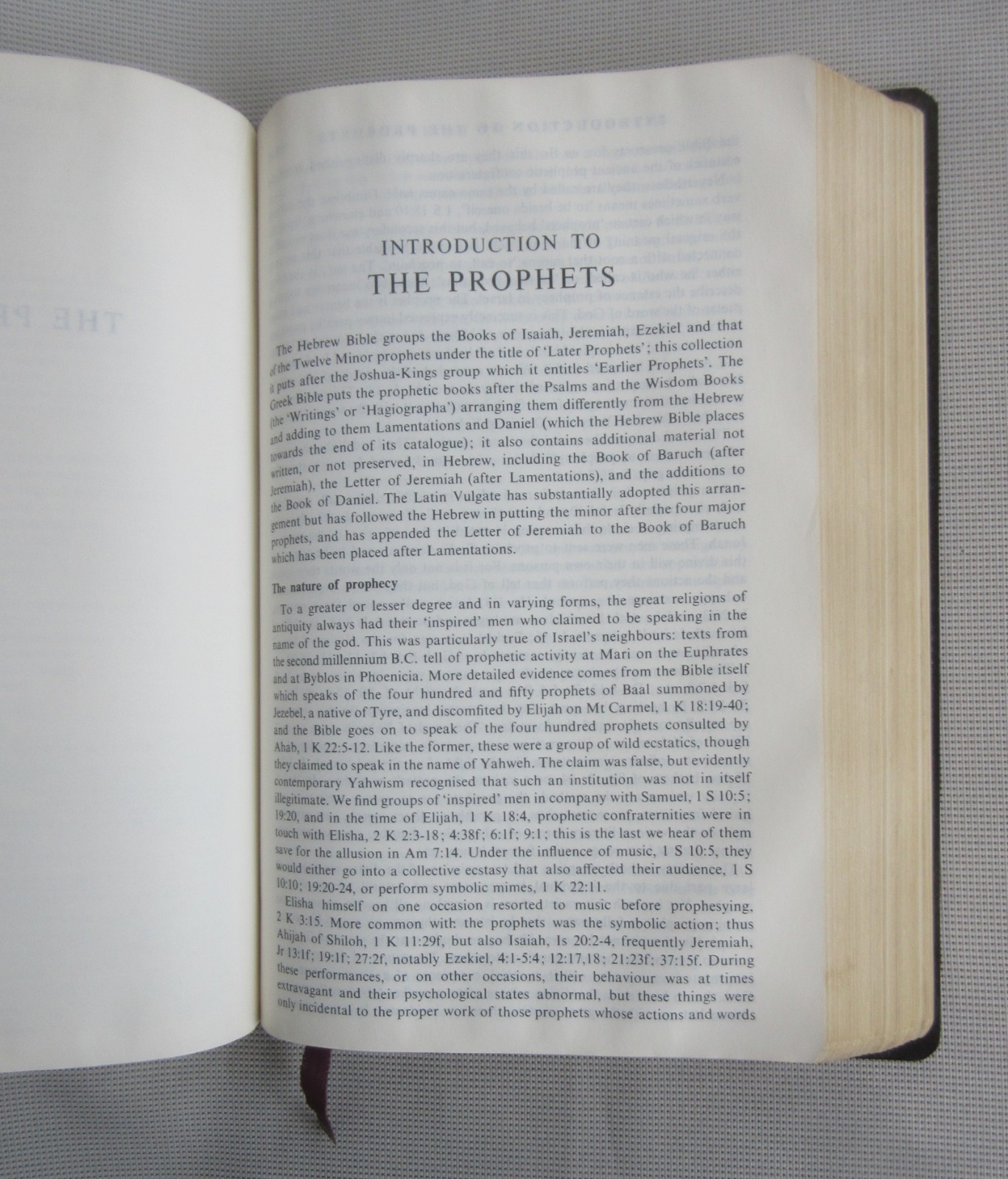 THE JERUSALEM BIBLE 1966 Doubleday Black Faux Leather Cover