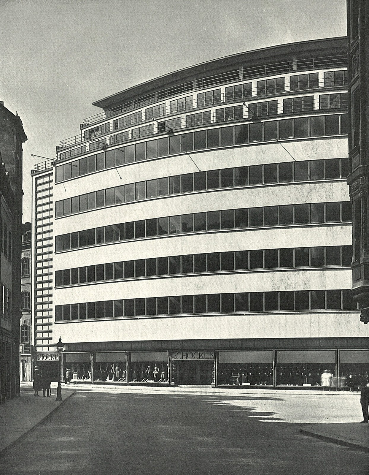 1930 Moderne Bauformen ERIC MENDELSOHN : 3 Department Stores for Schocken