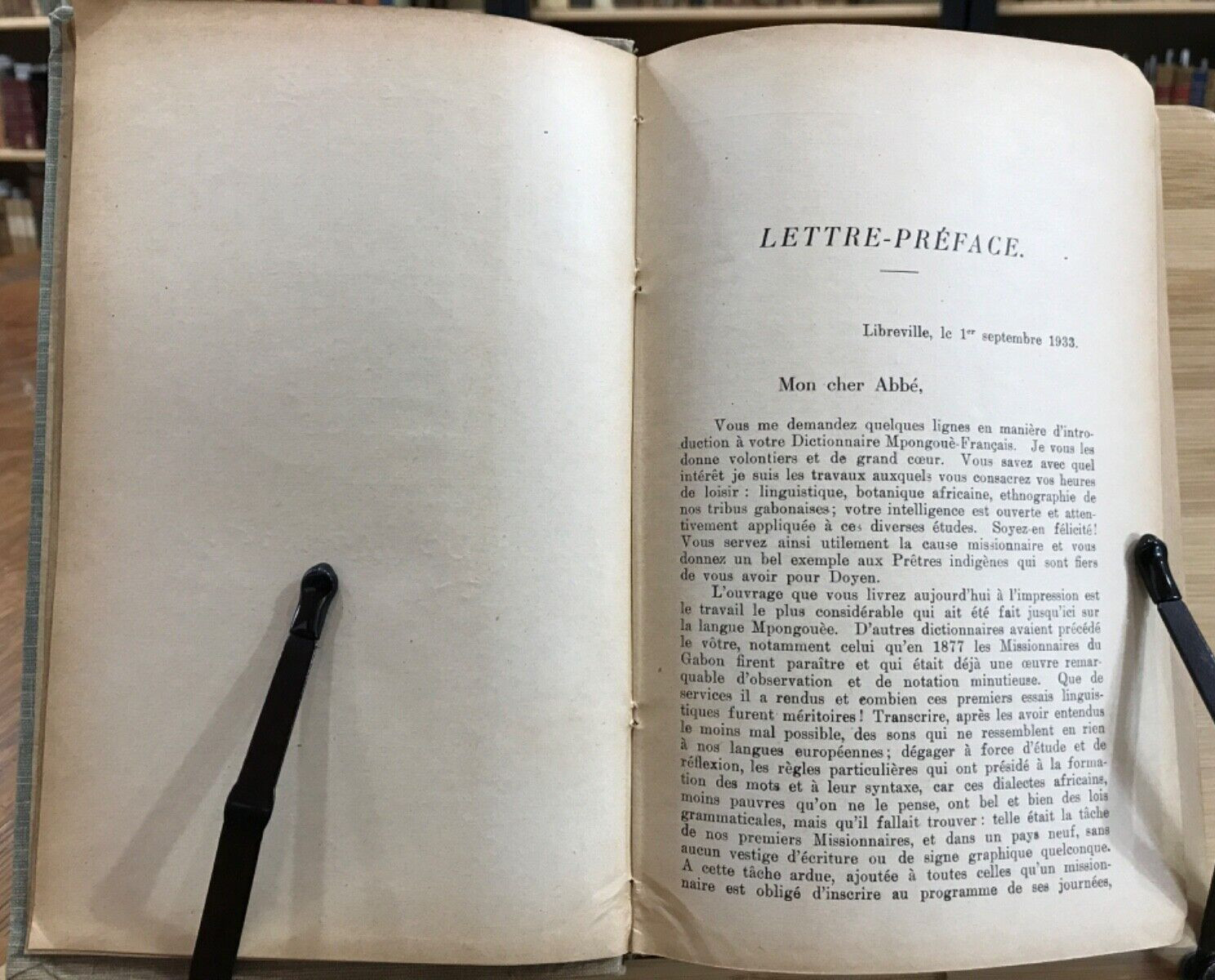 1934 Dictionnaire Mpongwe-Francais by Andre Raponda-Walker