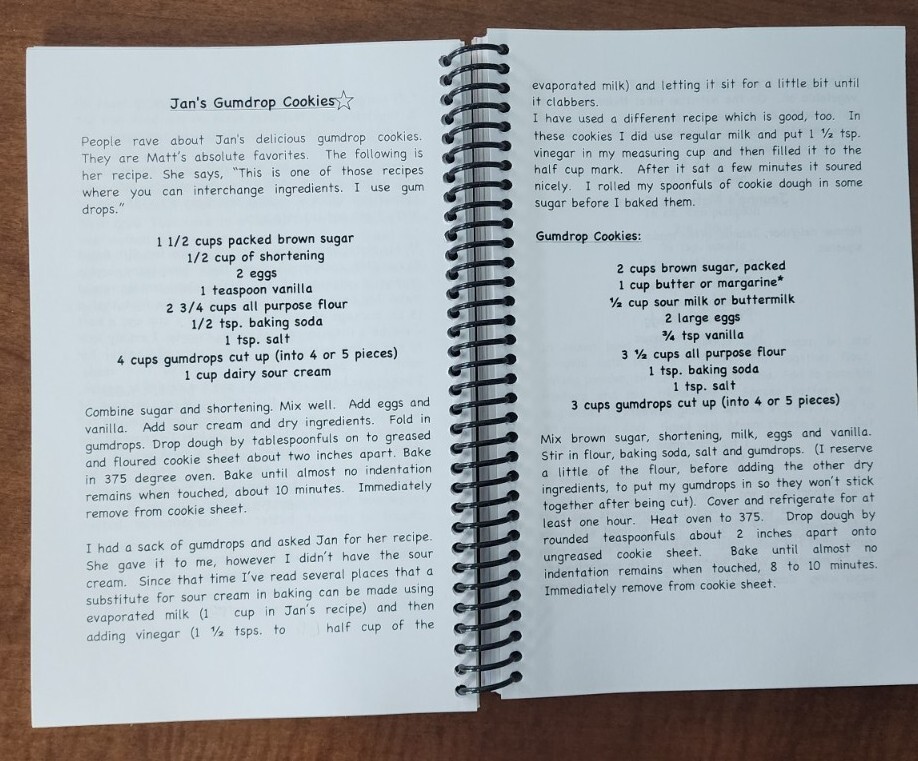 HAYSVILLE, KANSAS Vintage Cookbook Recipes Marge Haines Family Friends Spiral