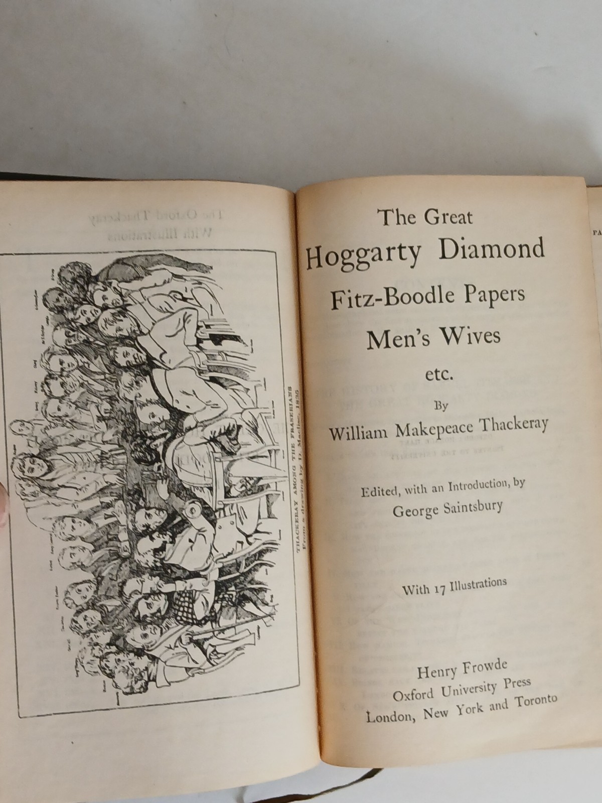 14 GREEN LEATHERBOUND THACKERAY Published by Henry Frowde, Early 1900s.
