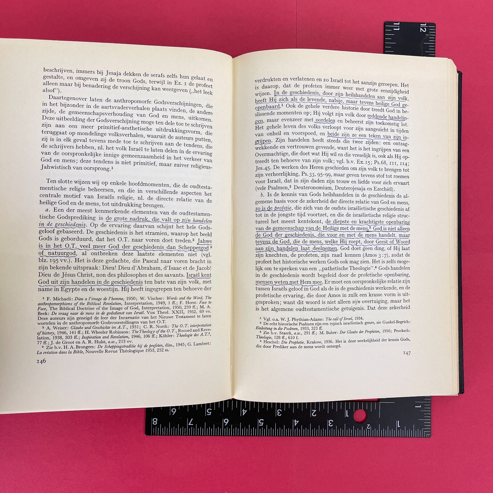 Hoofdlijnen Der Theologie Van Het Oude Testament – 1954 Dutch Bible Study Book