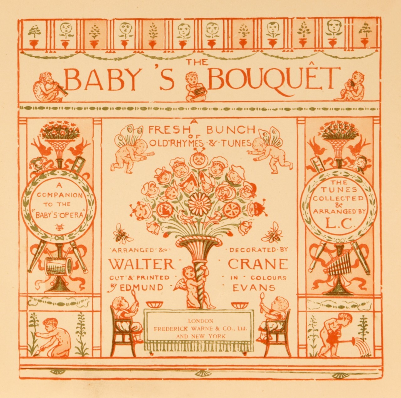 1878? 1st? HC; The Baby’s Bouquet by Walter Crane; Frederick Warne & CO.