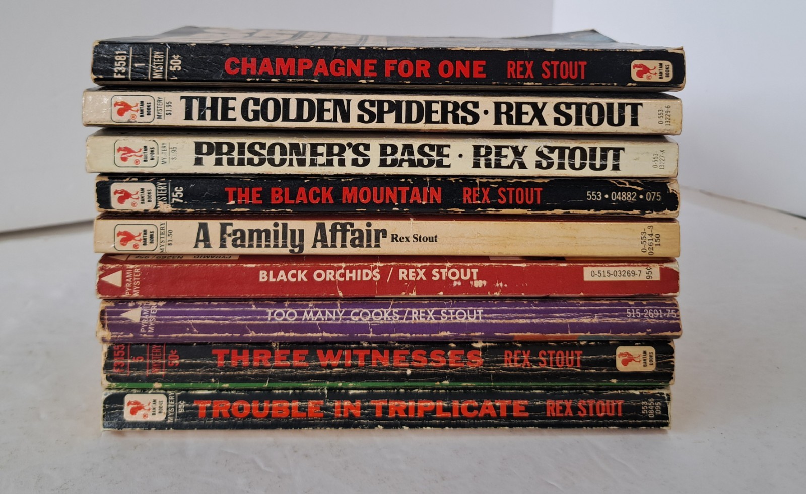 Nero Wolfe by Rex Stout – 9 Book Lot