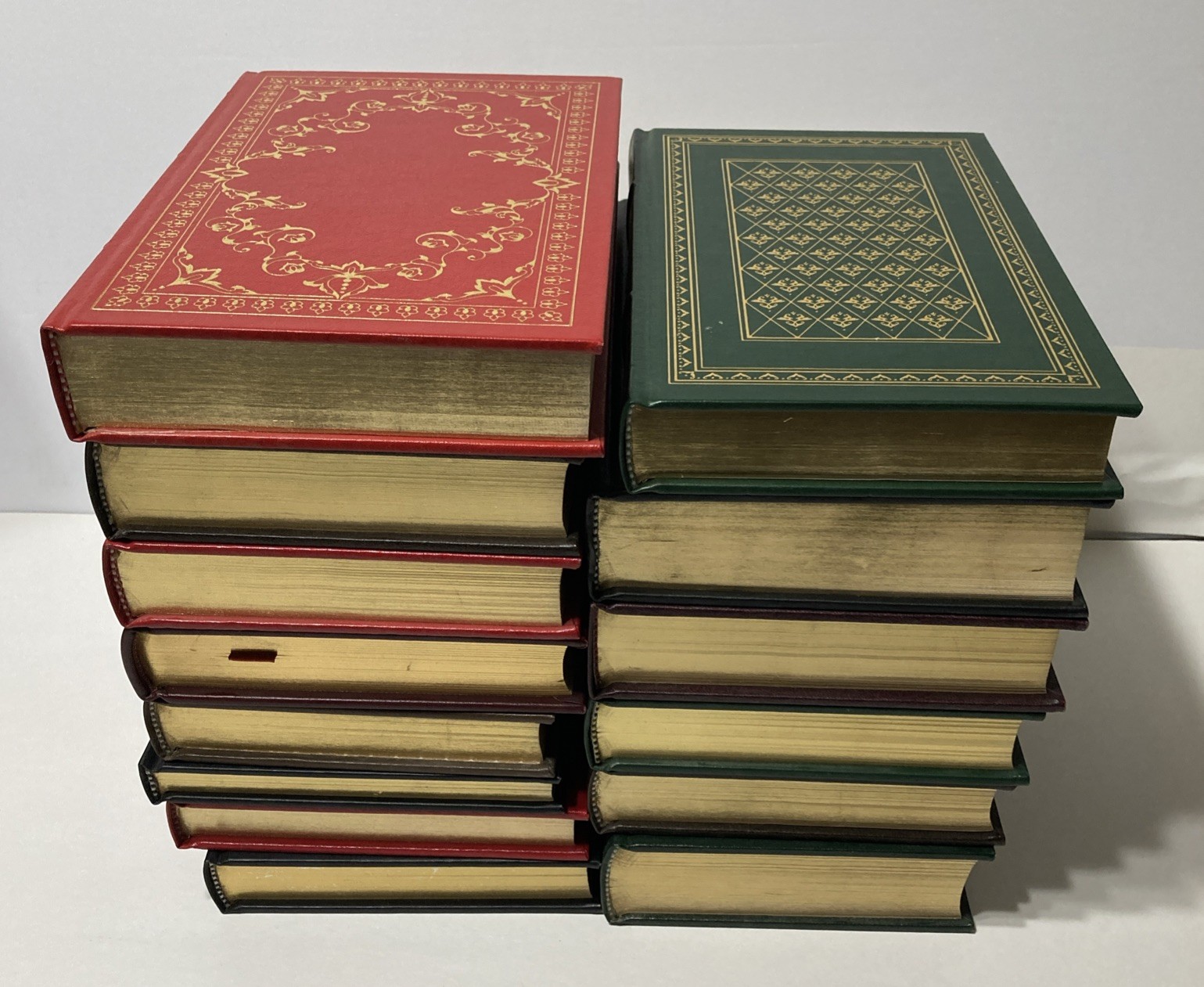 Franklin Library Leather Bound Classic Books Lot of 13 Decorative Library Decor