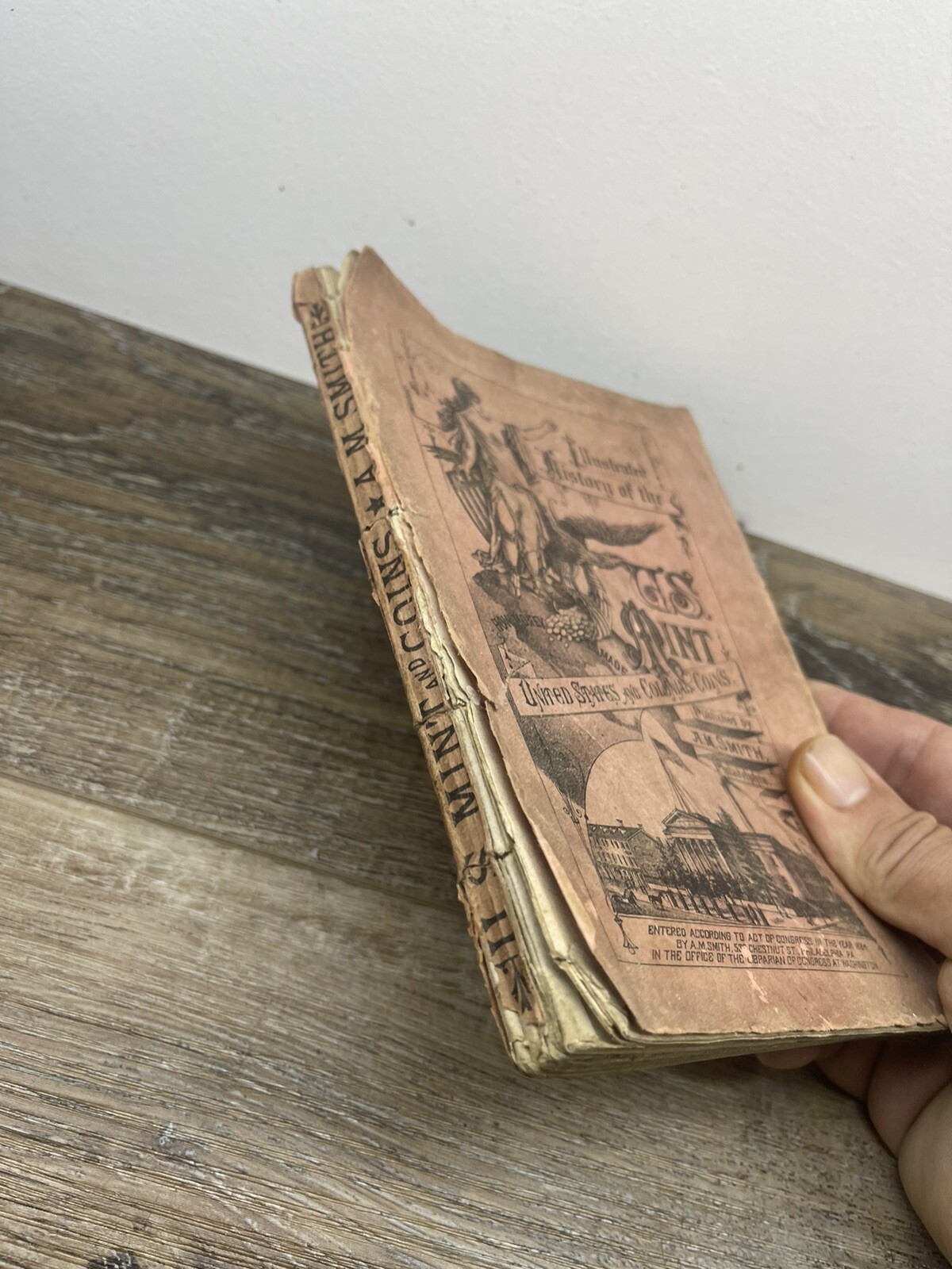 1884 Illustrated History of the U.S. Mint by A.M. Smith–Fantastic Line Drawings