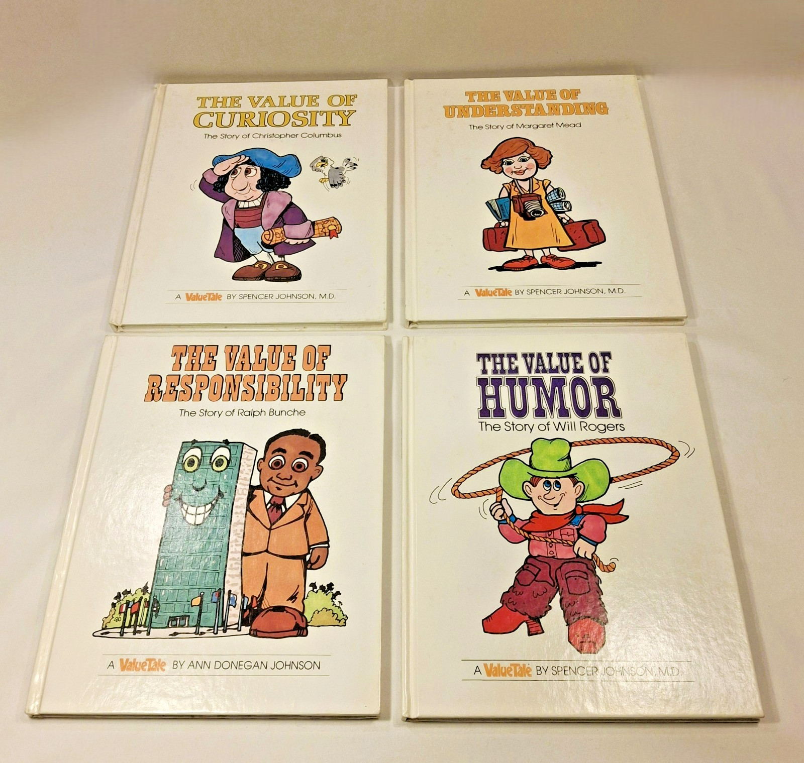 Vintage ValueTales Book Lot 17 Hardcover Spencer Johnson Danbury Press 1975-79