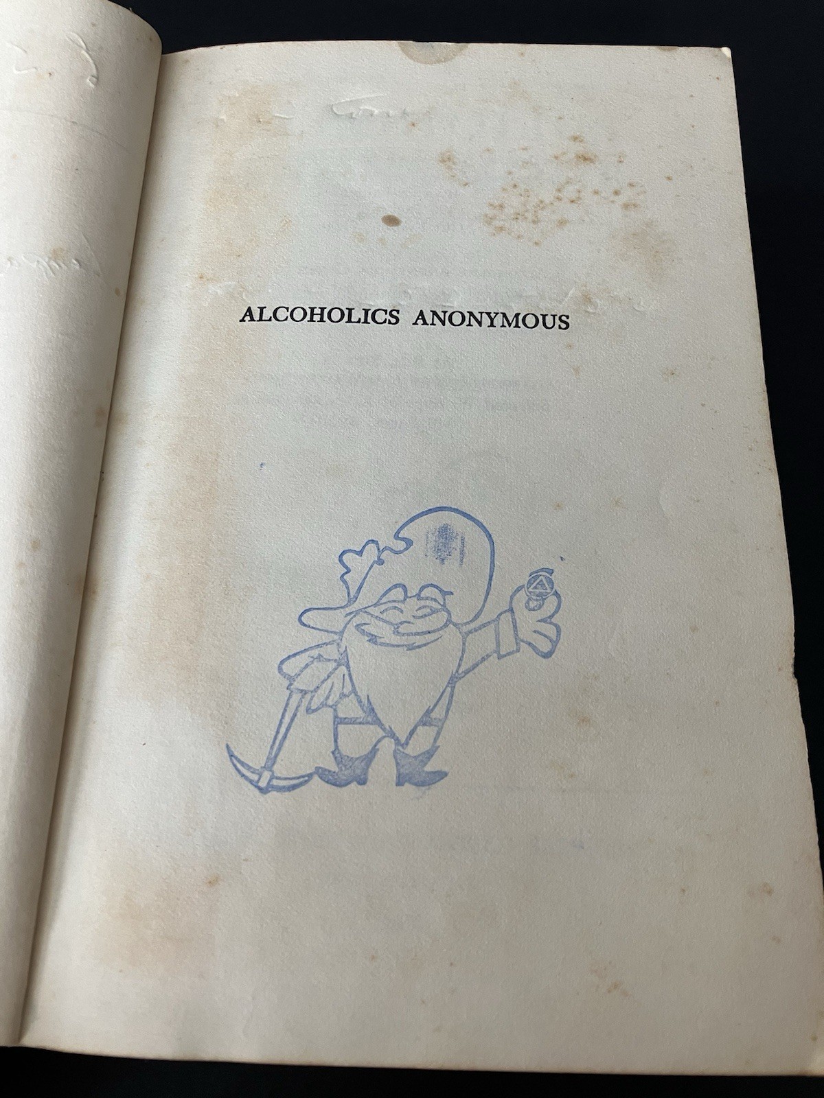 Vintage Alcoholics Anonymous Second Edition (1970)