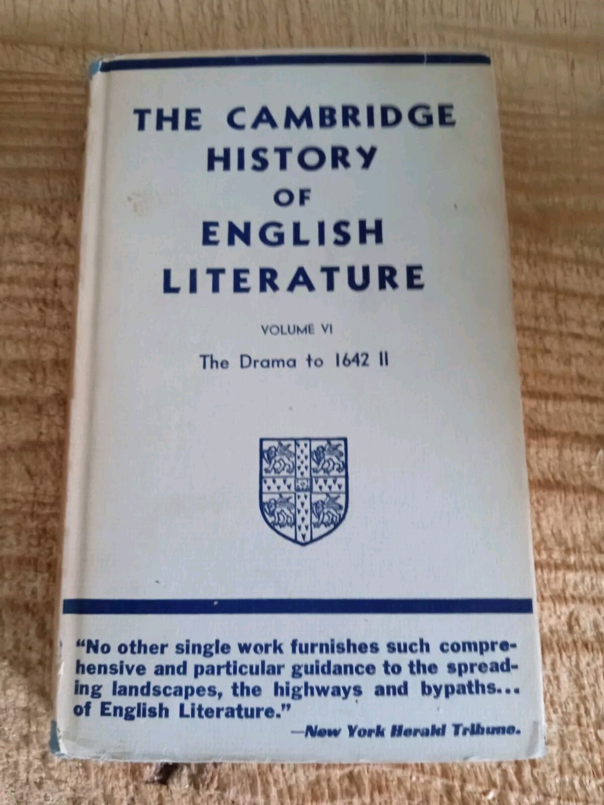 1933 CAMBRIDGE HISTORY HARDCOVER 10 BOOK PARTIAL SET LOT(2-11)