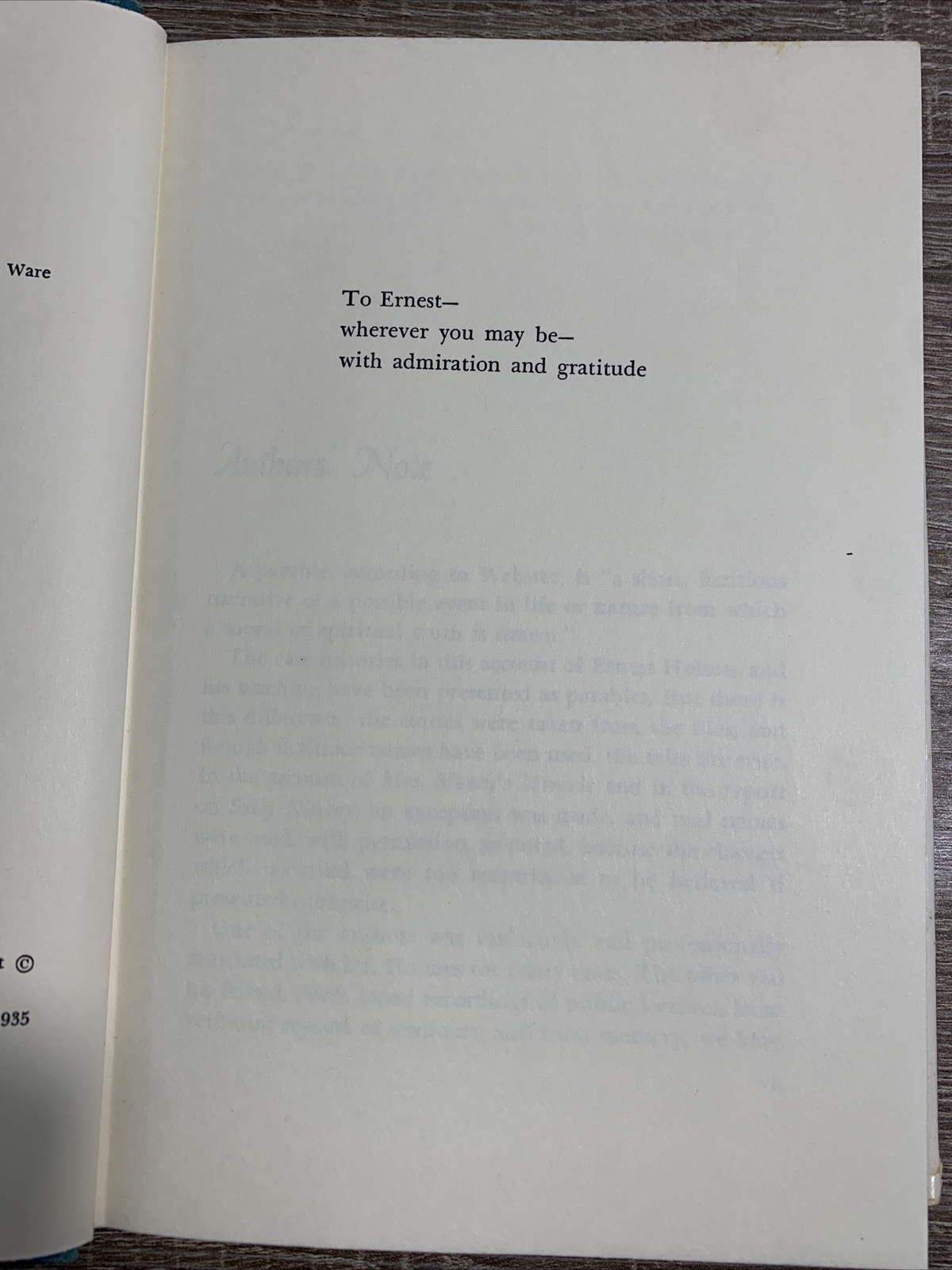 THE INNER LIGHT William Hornaday Signed Ernest Holmes Religious Science 1964 HC
