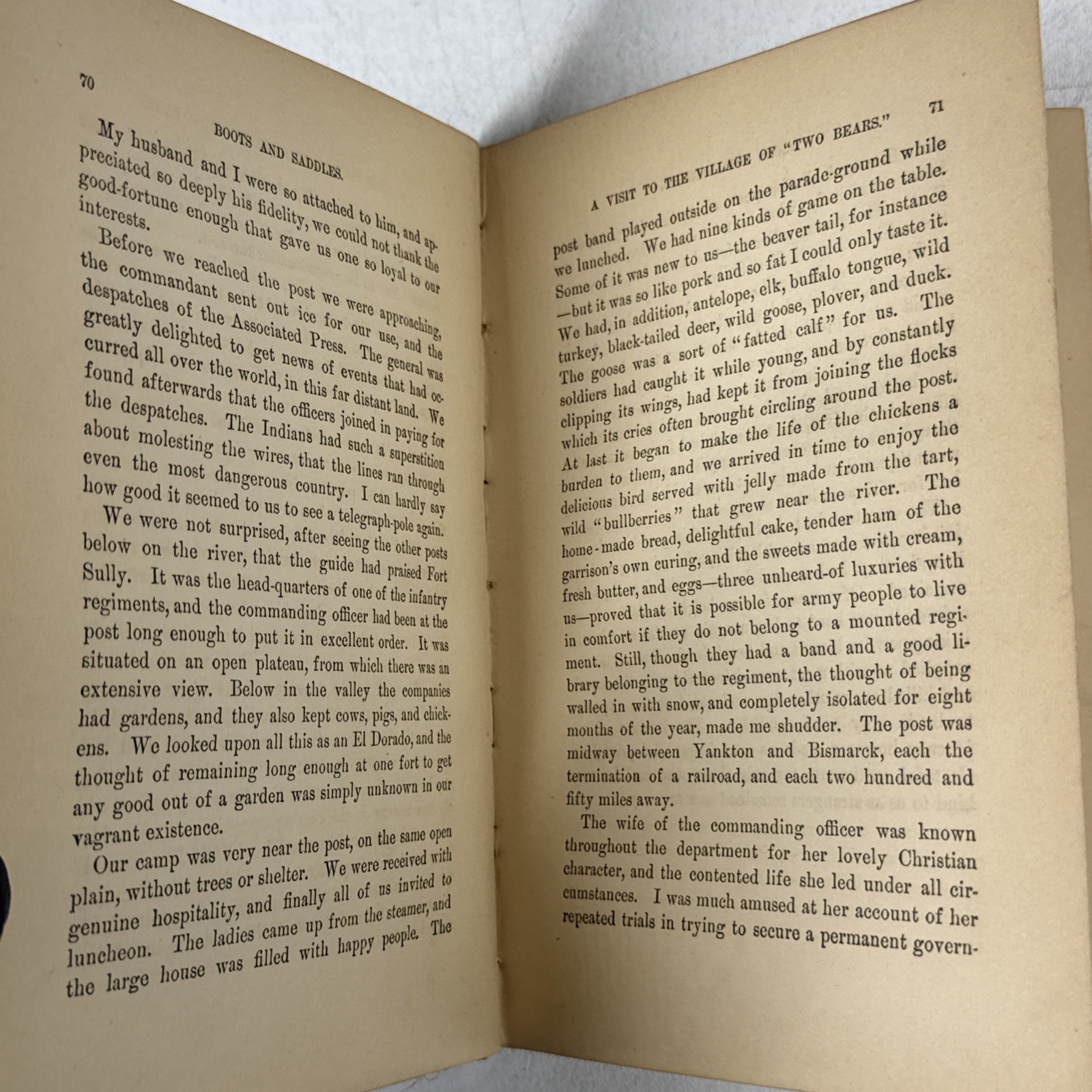 Boots and Saddles 1885 General Custer Elizabeth Widow Hardcover Antique