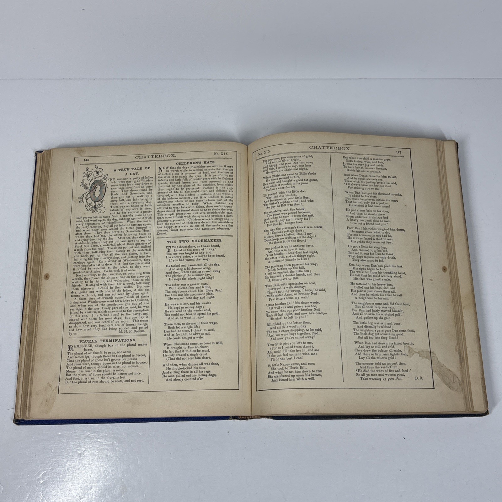 1882 CHATTERBOX VICTORIAN ILLUSTRATED CHILDREN’S BOOK ESTES & LAURIAT HC