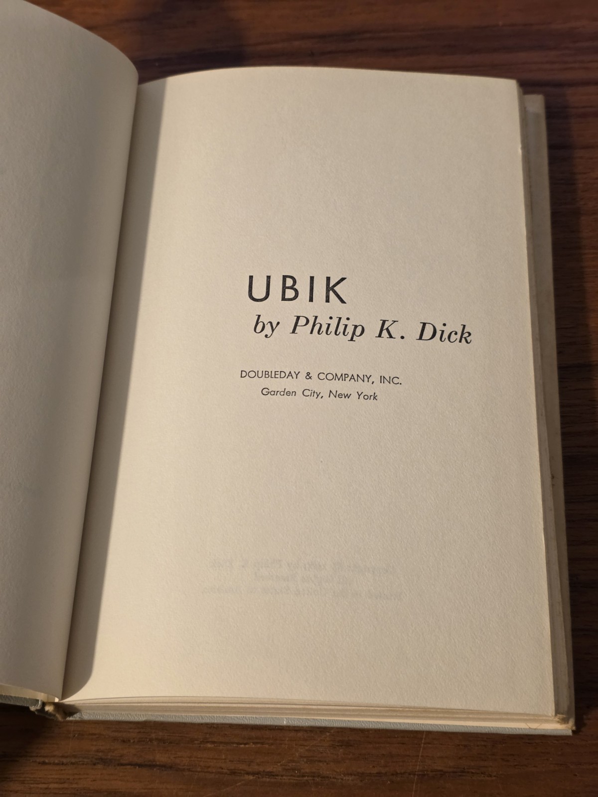 “Ubik” Philip K. Dick, BCE 1969