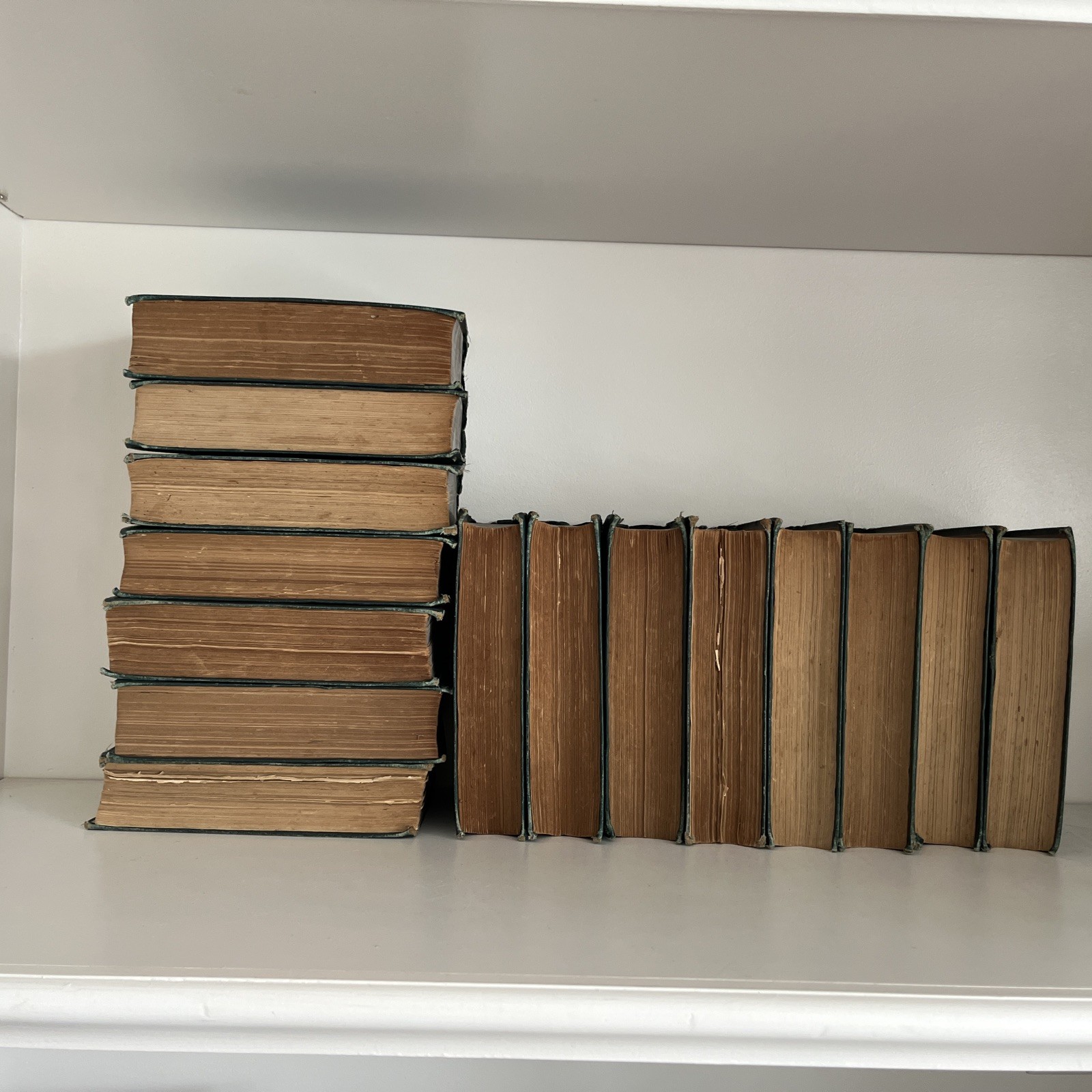 Antique 1883 Works of Charles Dickens Complete Matched Set 15 Volumes Illustrate